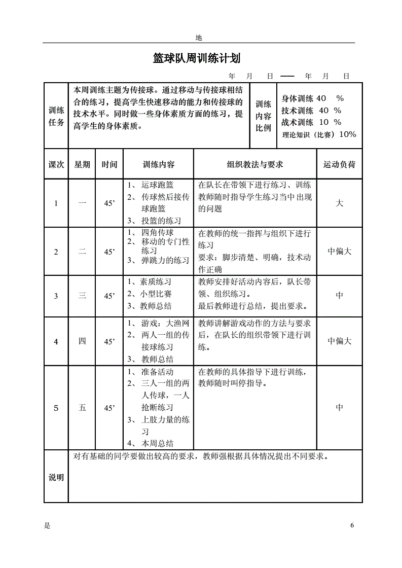 如何制定一个有效的篮球训练支持计划_2